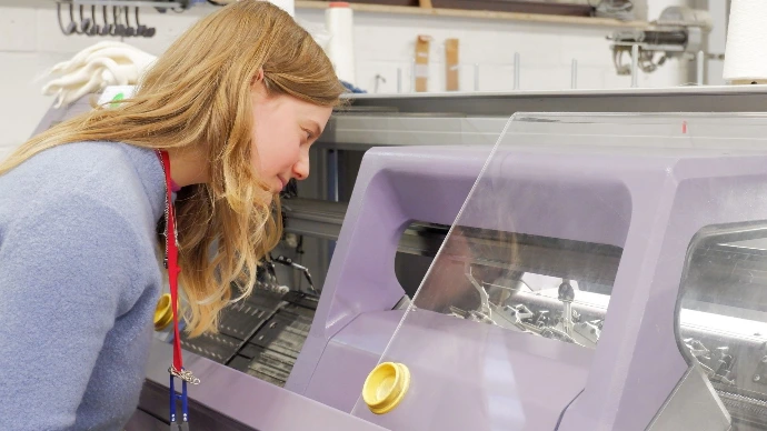 Machine pour tricot en usine