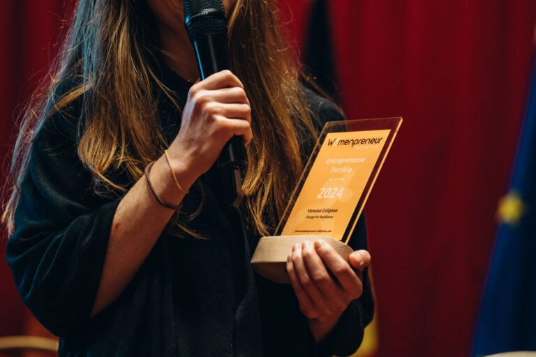Vanessa a reçu le prix Womenpreneur 2024