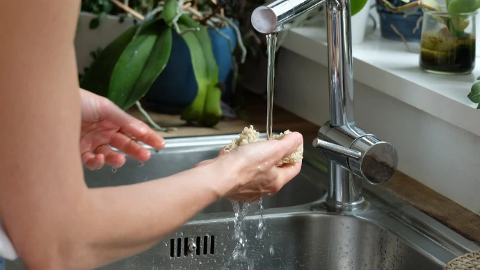 éponge vaisselle naturelle écologique en chanvre