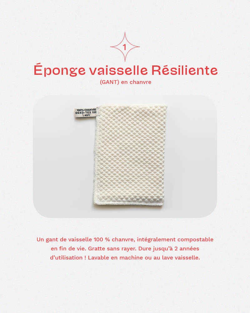 L'éponge vaisselle résiliente – Design for resilience